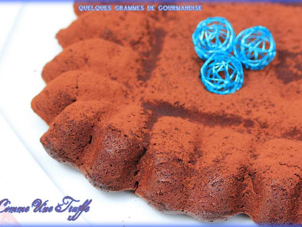 Gâteau au chocolat comme une truffe