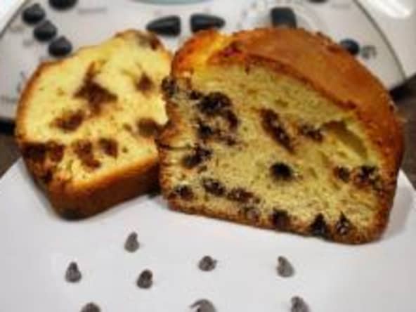 Cake aux pépites de chocolat au thermomix facile et rapide