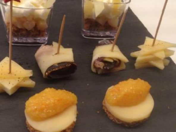 Mises en bouche gourmandes à l’Emmental de Savoie IGP
