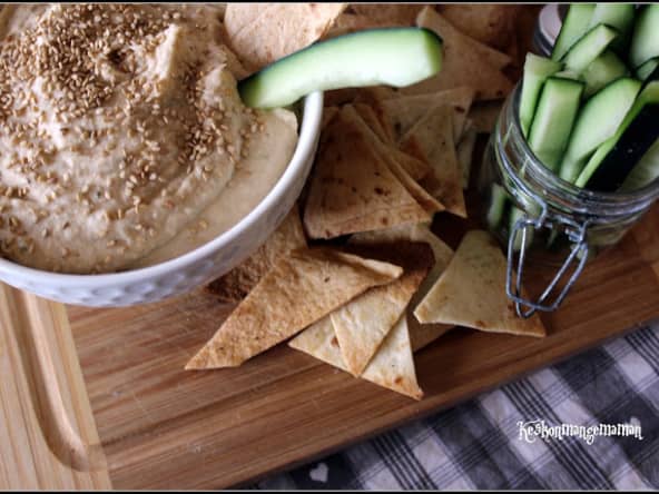 Houmous de haricots blancs au tahini