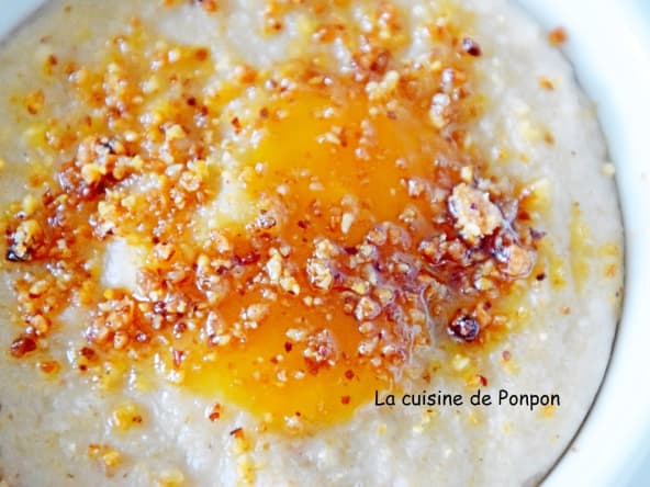 Crème oncteuse au fonio semi-complet