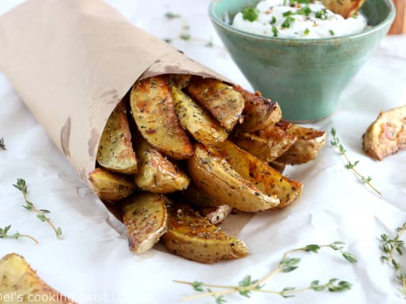 Frites au four légères aux herbes de Provence