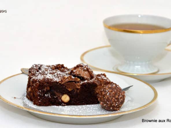 Brownies aux rochers Ferrero.