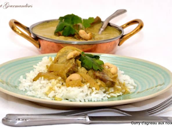 Curry d’agneau aux noix de cajou 