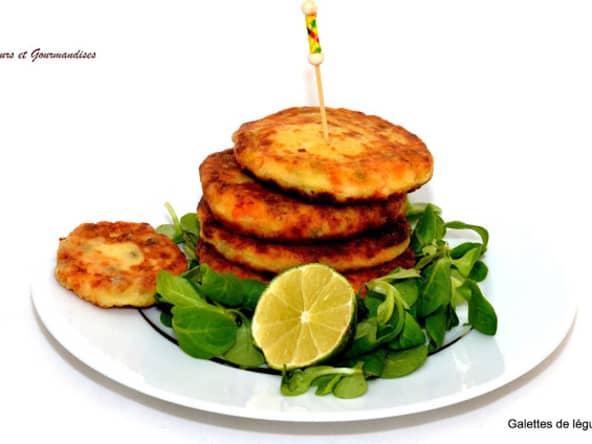 Galettes de légumes.
