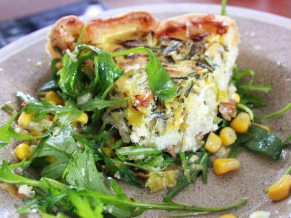 La quiche économique aux trois saveurs