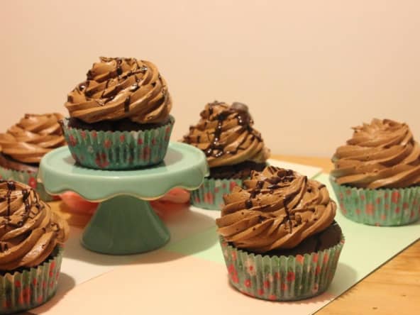 Cupcakes menthe et chocolat