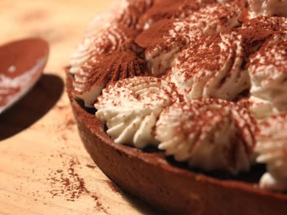Tarte chocolat Liégeois