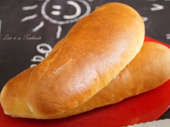 Pains à Hot-dogs maison