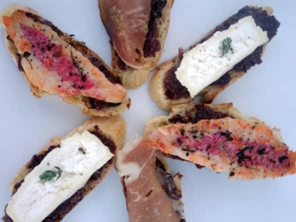 Tapas provençal pélardon tapenade : une petite recette apéritive gourmande