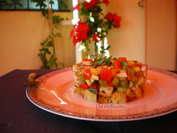 Tartare de légumes croquants