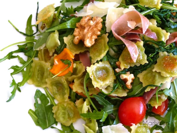 Salade de ravioles du Dauphiné