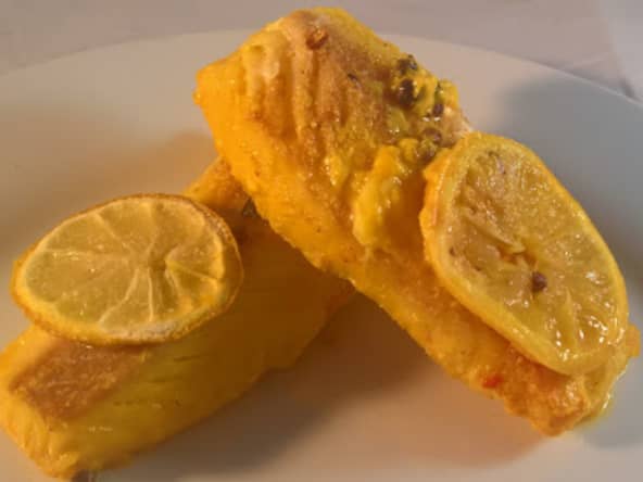 cabillaud au poivre de sichuan, safran et citron