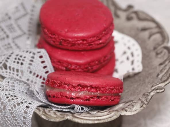 Macarons fait maison au lemon curd