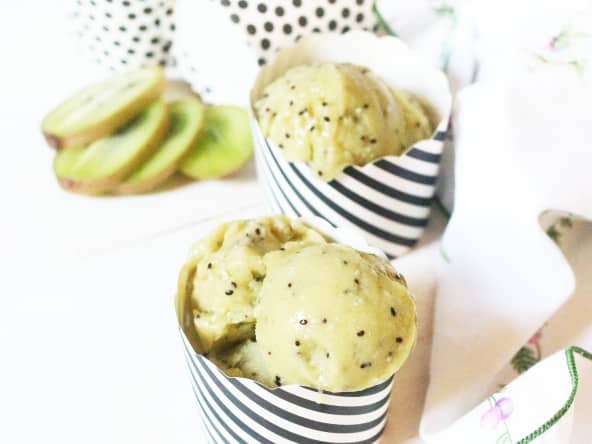 Glace vegan kiwi