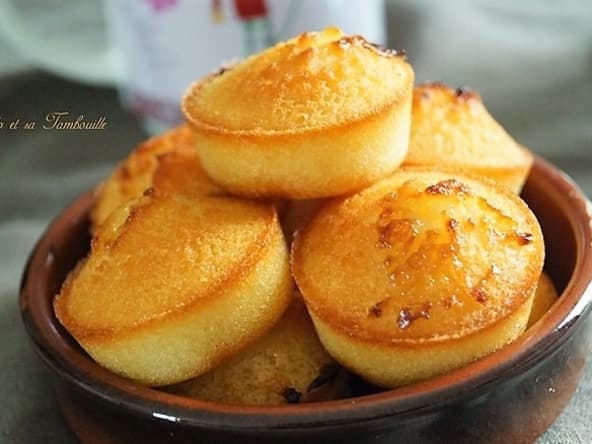 Financiers au chocolat blanc