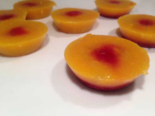 Gourmandise mangues et framboises sans sucre ni matière grasse ajoutée