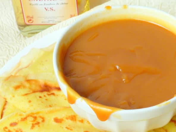 Caramel au beurre salé et calvados