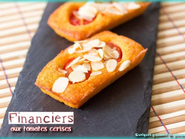 Financiers aux tomates cerises