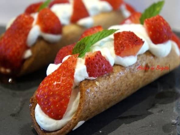 Tartentub'O Fraises et menthe (tartelettes fraises et menthe) 