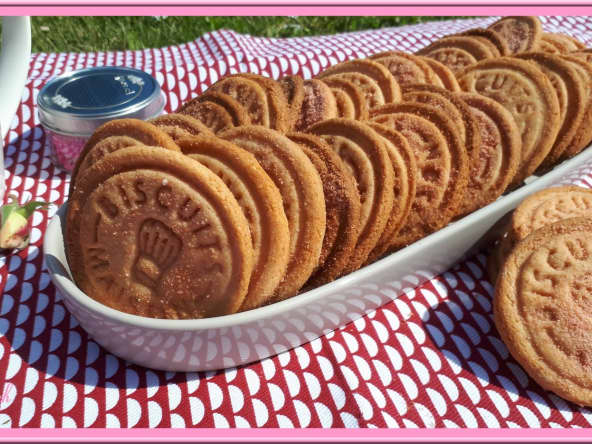 Sablés aux biscuits roses de Reims