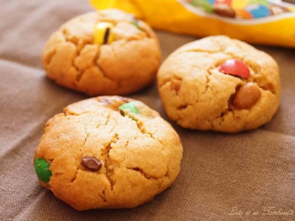 Cookies au beurre de cacahuètes & M&M's : une recette pour un goûter bien gourmand