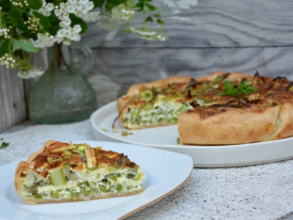 Quiche printanière
