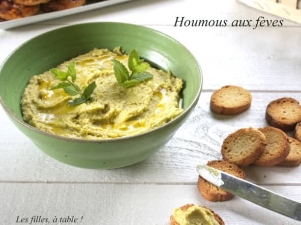 Houmous aux fèves