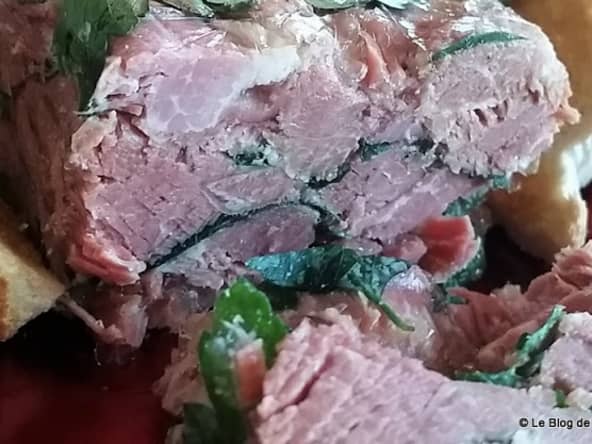 Jambon persillé ou jambon de Pâques de Bourgogne