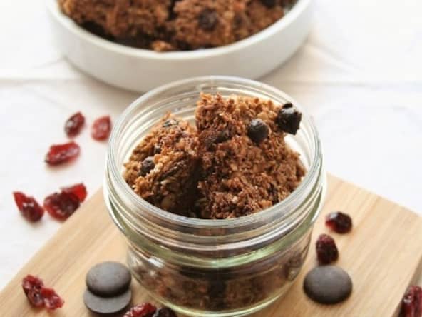 Carrés de muesli et muesli