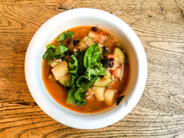 Minestrone végétarien