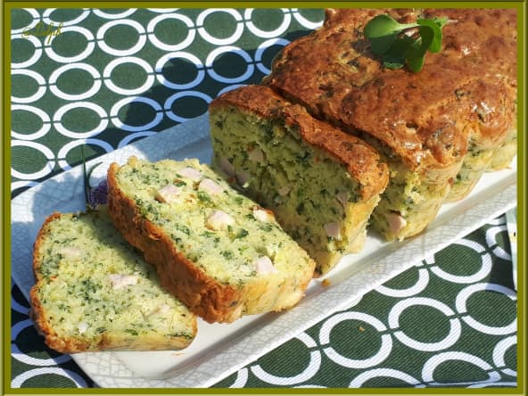 Cake aux fanes de radis