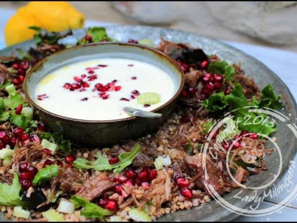 Salade de sarrasin au confit de canard