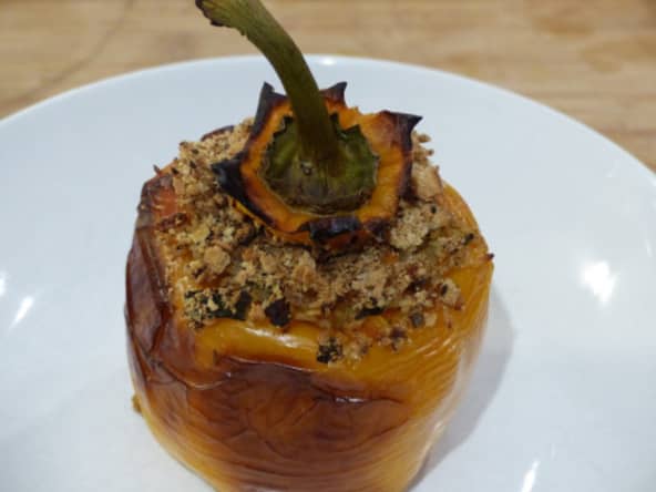 Poivron farci végan