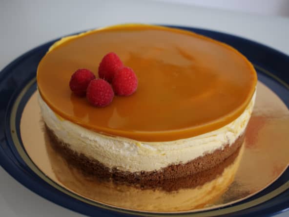 Bavarois à la mangue sans cuisson