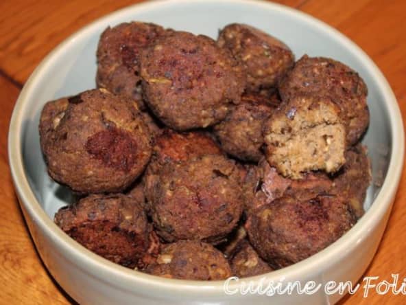 Polpette di melanzane al pinoli