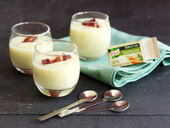 Velouté épicé de chou fleur au chorizo