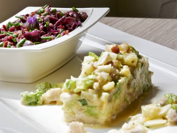 Recette acido-basique : tartare de harengs doux à la crème d'amande