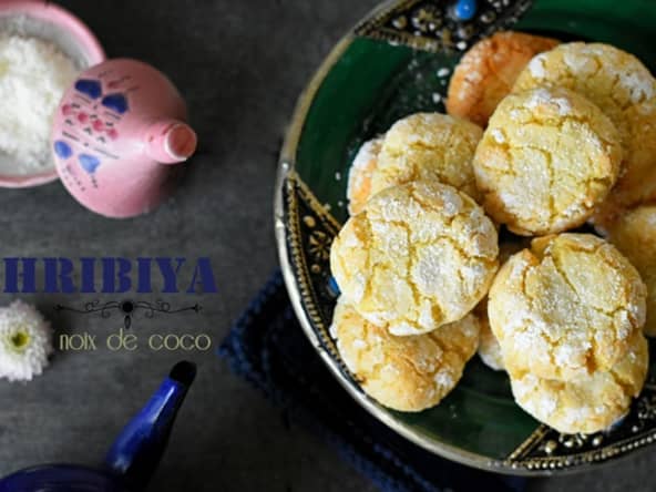 Gâteaux secs ghoriba à la noix de coco