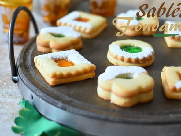 Sablés à la confiture fondants