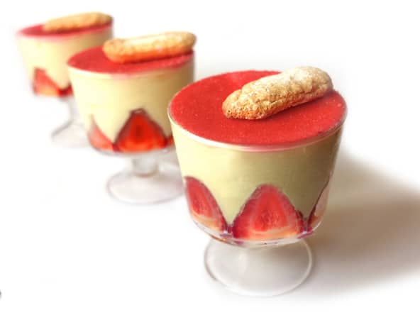 Le Tiramisu aux Fraises de Christophe Felder