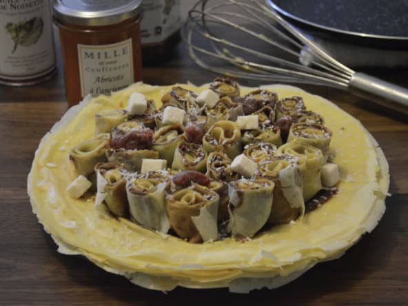 Gâteau de crêpes pour la chandeleur