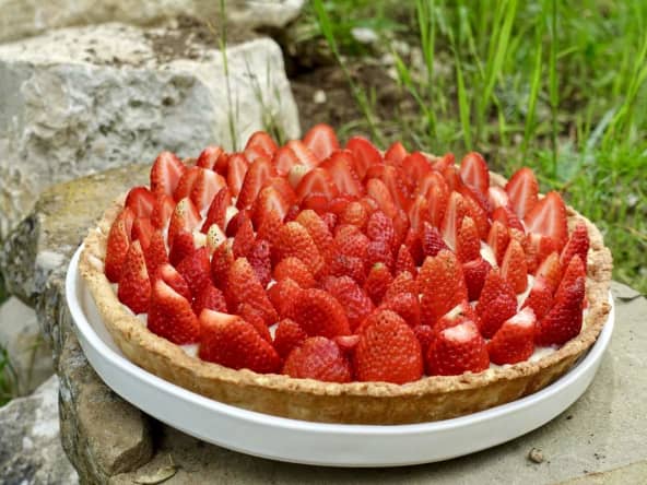 Tarte aux fraises 