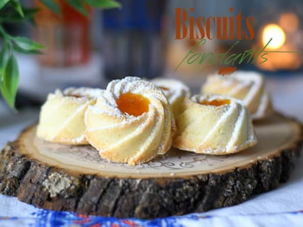 Biscuits sablés ultra fondants à la maïzena, garnis a la confiture