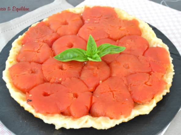 Tarte tatin aux tomates farcies