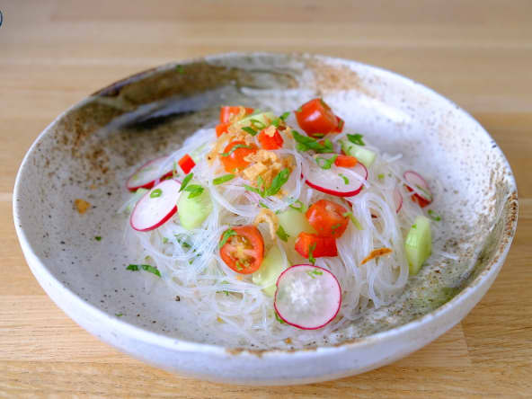 VERMICELLES DE SOJA ET SES PETITS LEGUMES