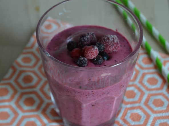 Gourmandise aux fruits rouges et graines de Chia