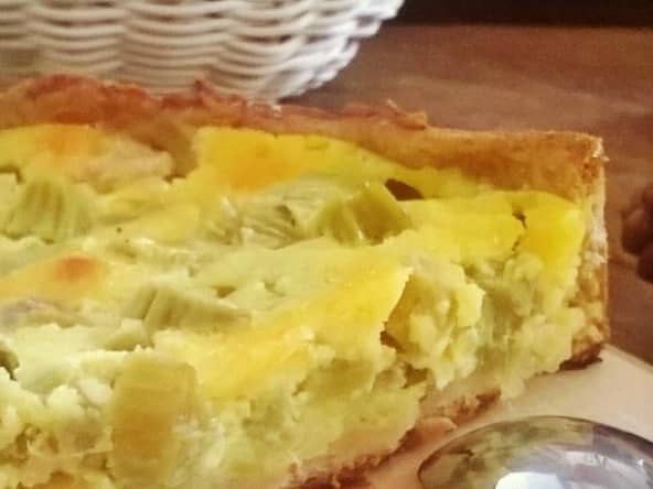 Tarte à la rhubarbe