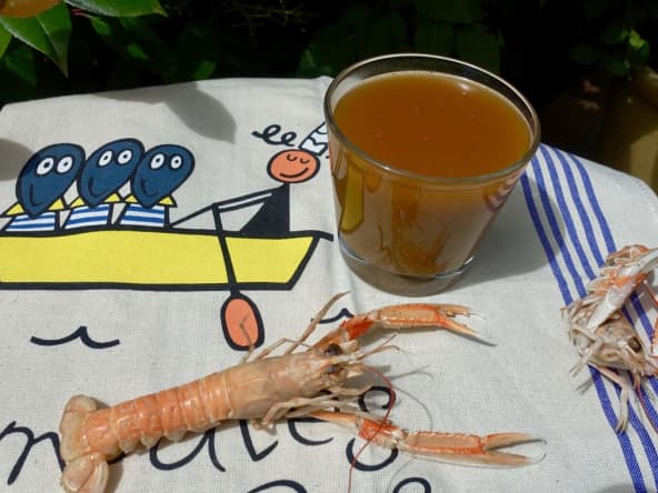 Bisque de langoustines 