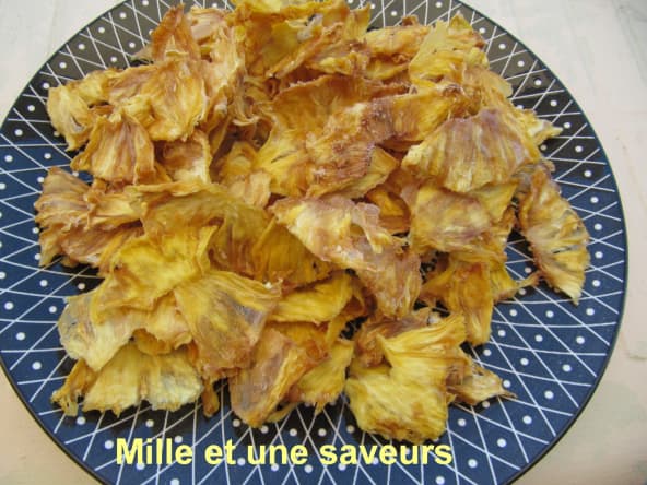 Chips d'ananas ou ananas séché 
